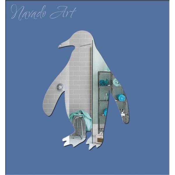 Gương decor trang trí hình chim cánh cụt